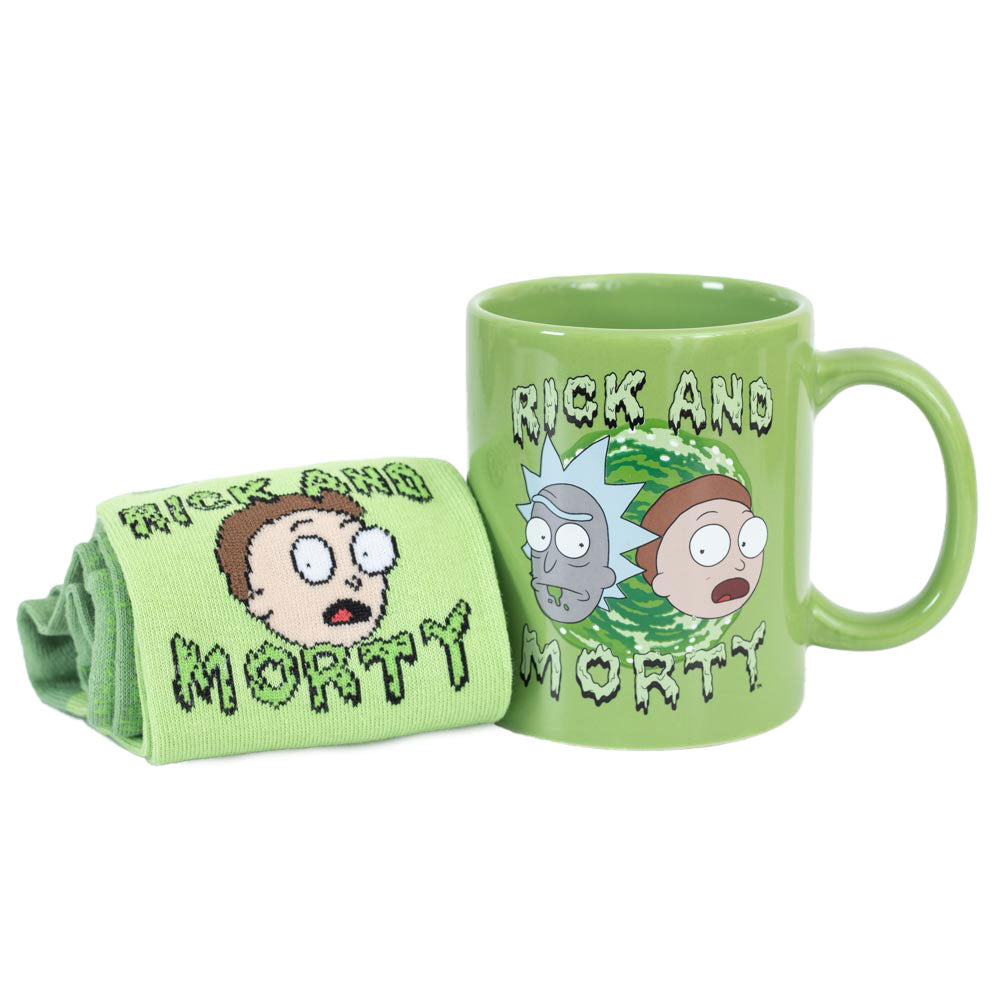 Rick And Morty Mug Sock Set 1