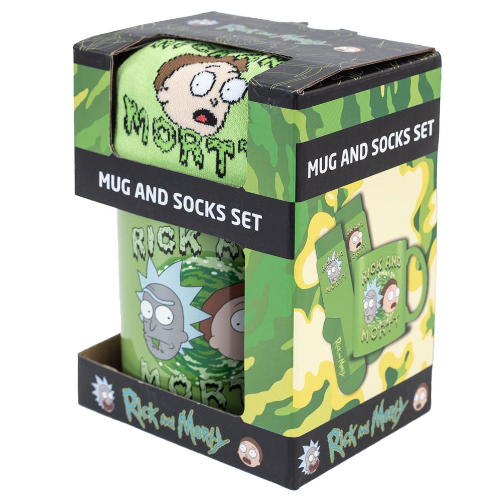 Rick And Morty Mug Sock Set 4