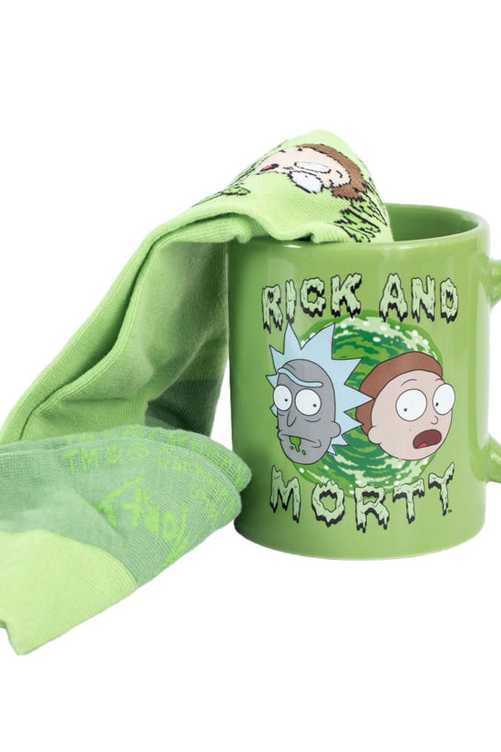 Rick And Morty Mug Sock Set