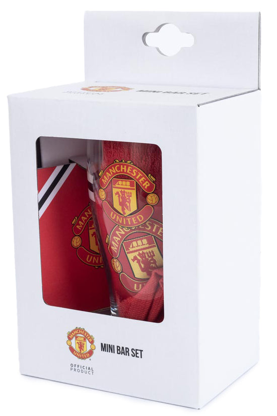 Manchester United FC Core Stripe Mini Bar Set