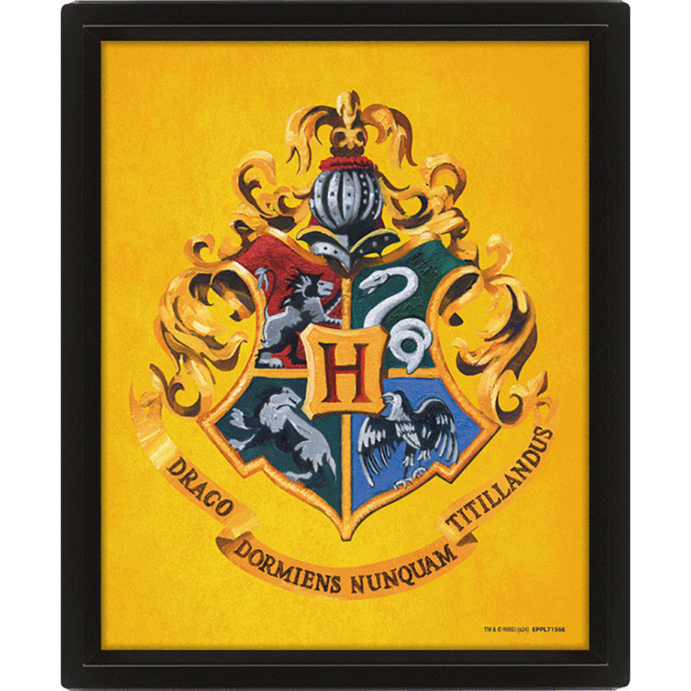 Harry Potter Hufflepuff Framed 3D Picture 2