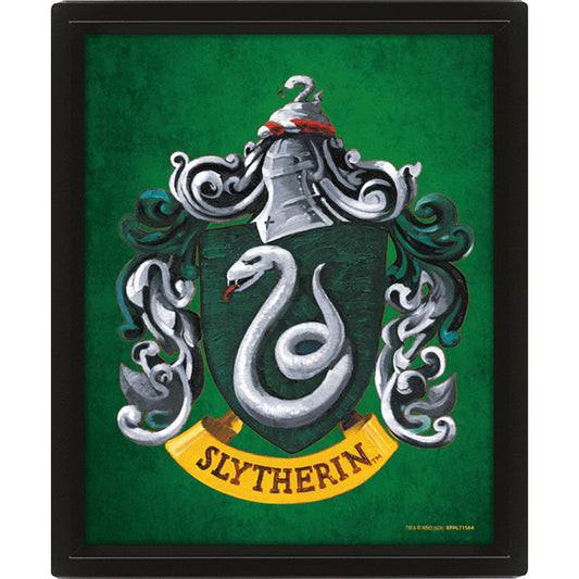 Harry Potter Slytherin Framed 3D Picture 1
