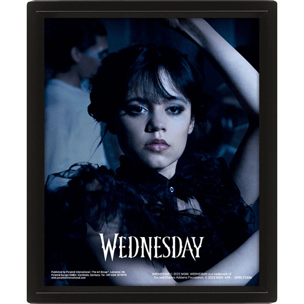 Wednesday Goo Goo Muck Framed 3D Picture 2