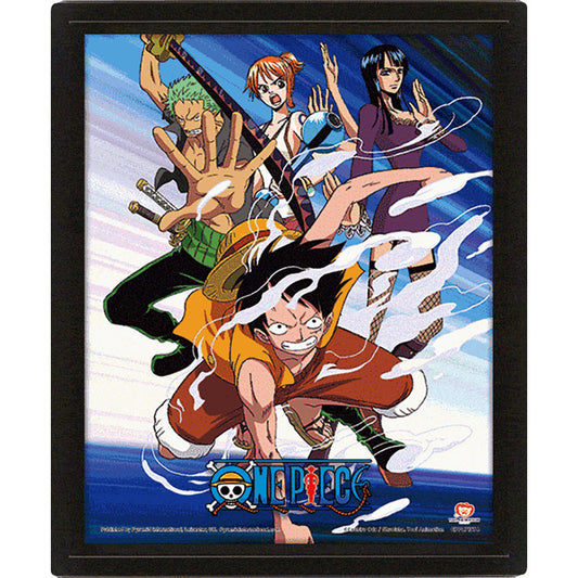 One Piece Framed 3D Picture 1