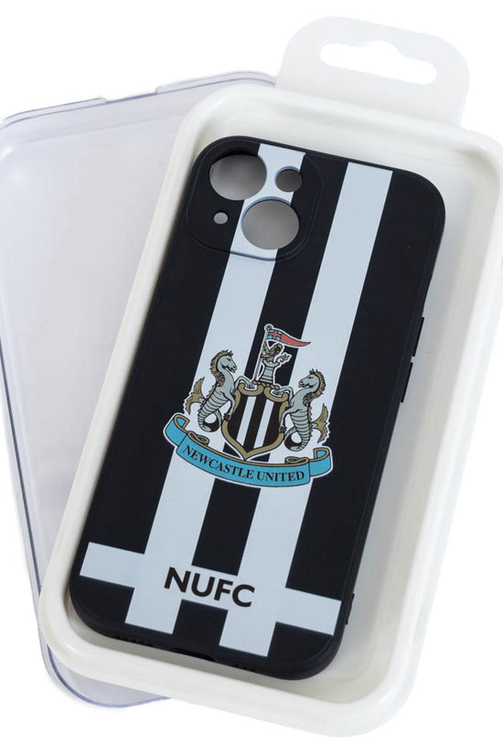 Newcastle United FC iPhone 15 Striped Silicone Case 2