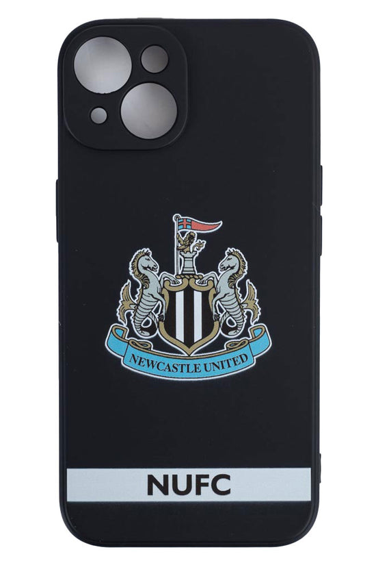 Newcastle United FC iPhone 14 Crest Silicone Case