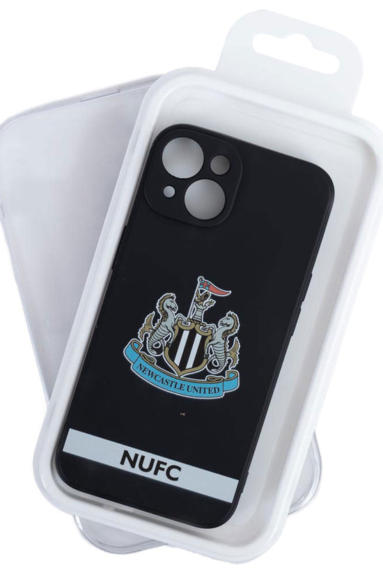 Newcastle United FC iPhone 14 Crest Silicone Case
