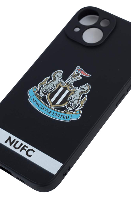 Newcastle United FC iPhone 14 Crest Silicone Case