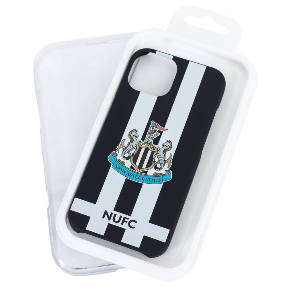 Newcastle United FC iPhone 14 Striped Hard Case 2