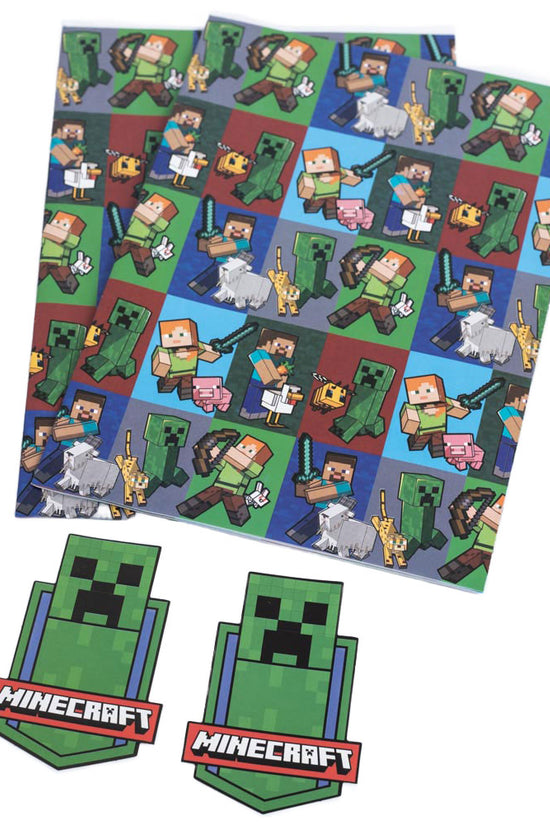 Minecraft Gift Wrap 2