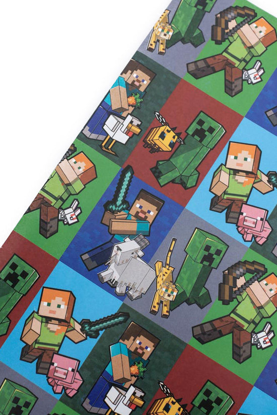 Minecraft Gift Wrap 3