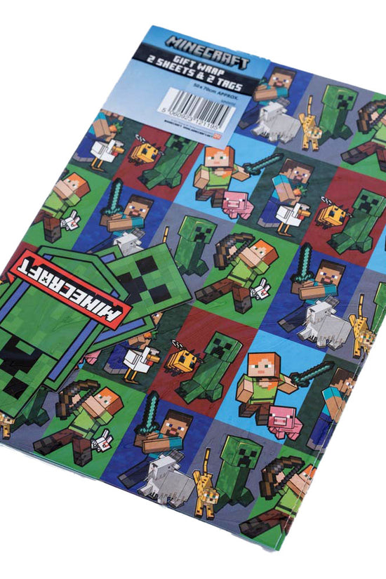 Minecraft Gift Wrap 4