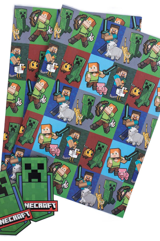 Minecraft Gift Wrap