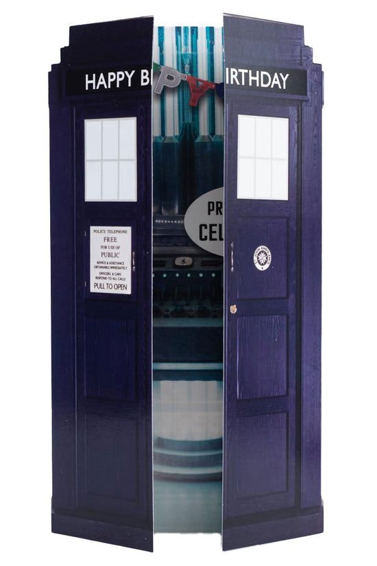 Doctor Who Tardis Birthday Card