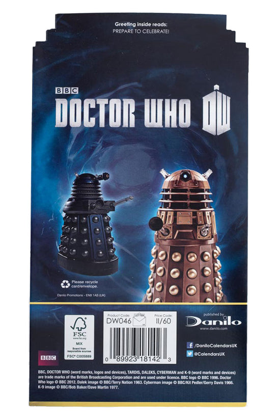 Doctor Who Tardis Birthday Card