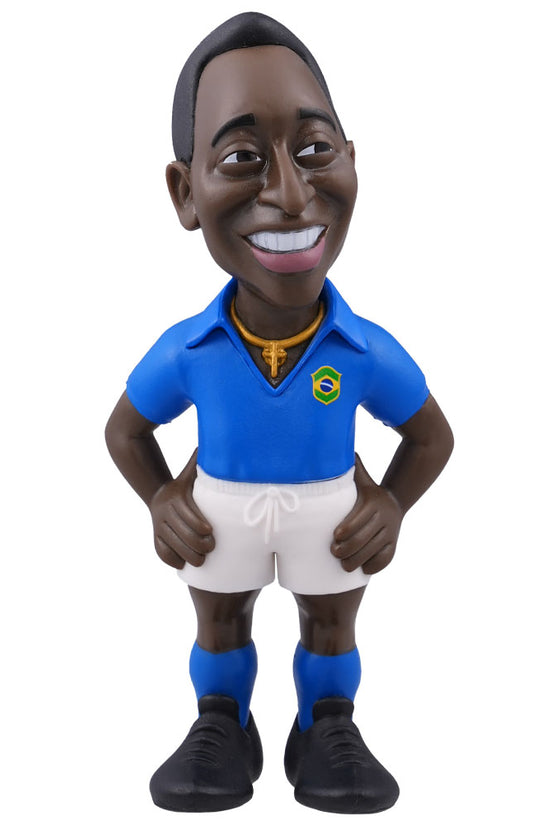 Pele MINIX Figure 12cm Brazil Away Kit 1