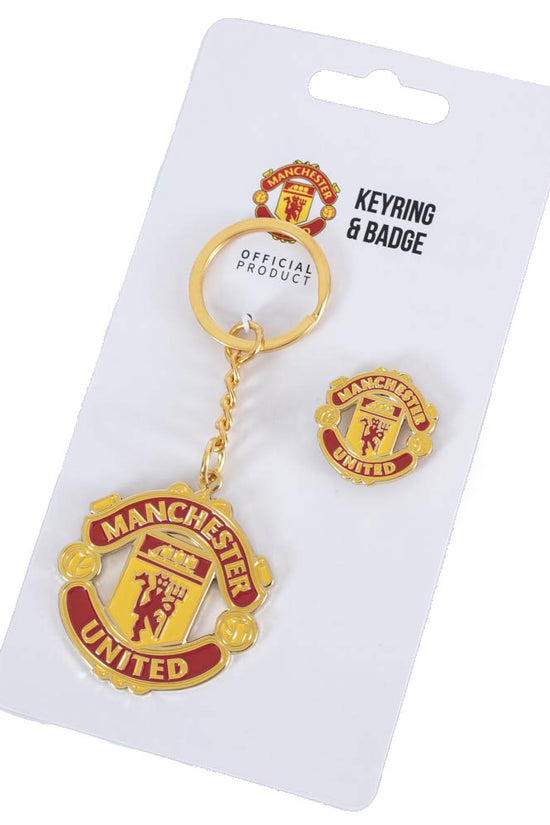 Manchester United FC Keyring Badge Set 3