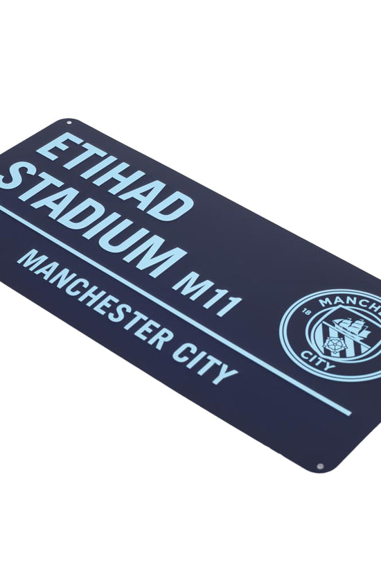 Manchester City FC Two Tone Street Sign 1