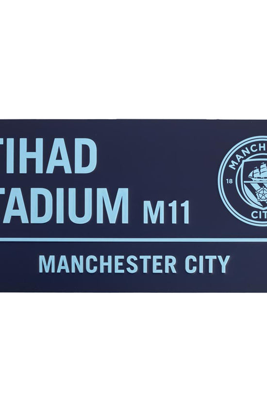 Manchester City FC Two Tone Street Sign