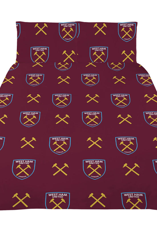 West Ham United FC Colour Split King Duvet Set 1