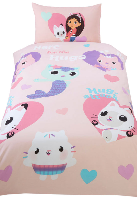 Gabbys Dollhouse Hugs Single Duvet Set