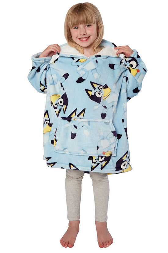 Bluey Kids Poncho Blanket