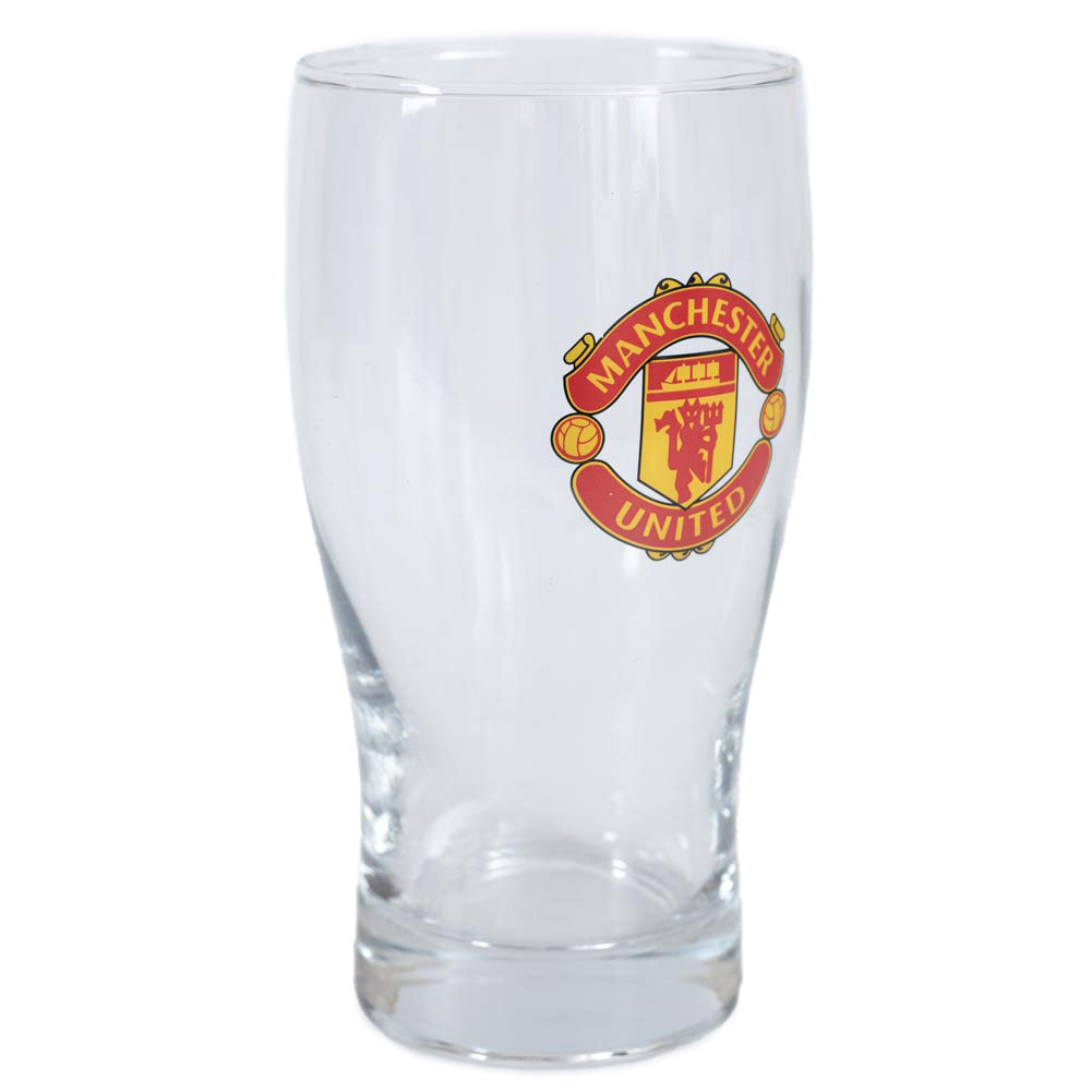 Manchester United FC Tulip Pint Glass 1