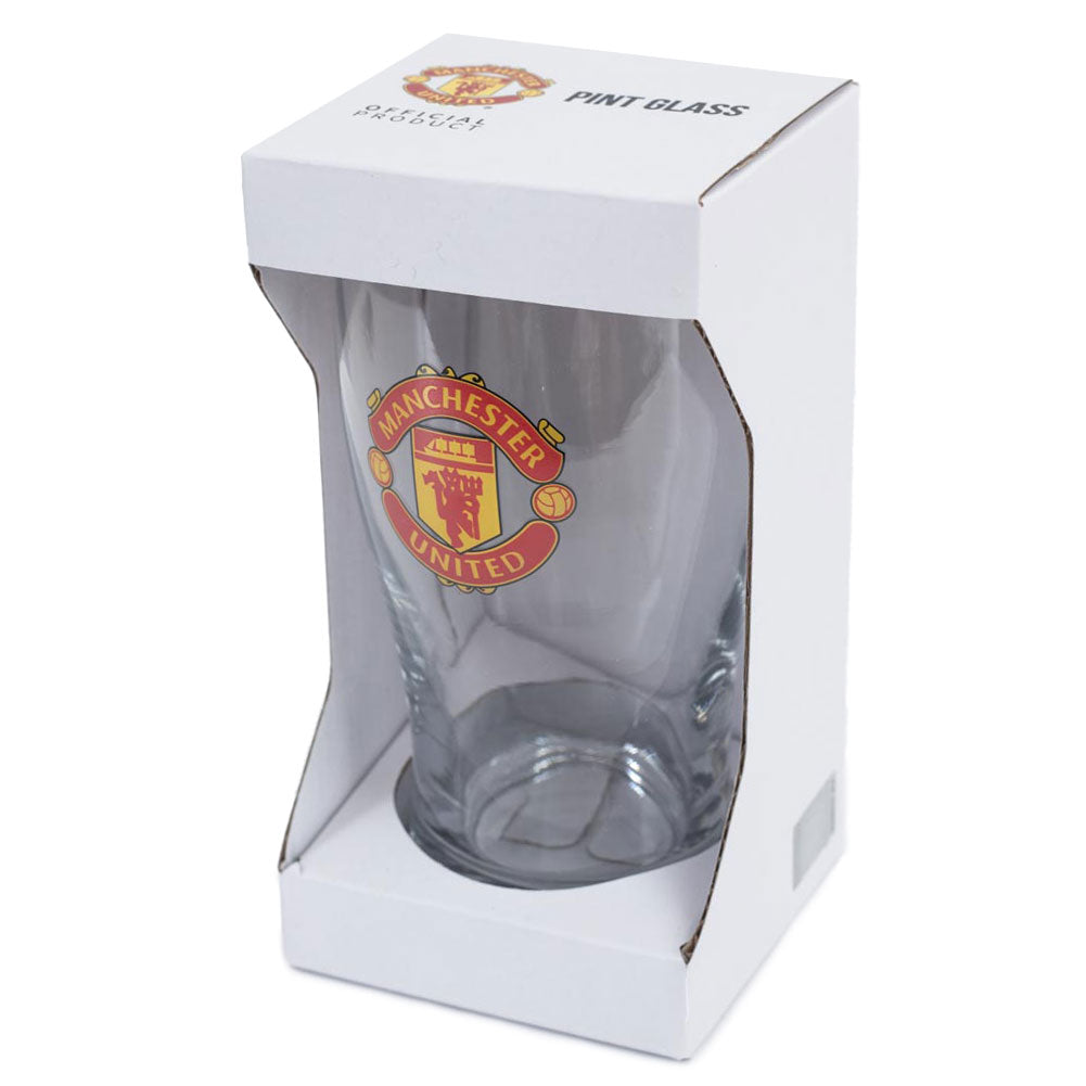 Manchester United FC Tulip Pint Glass 2