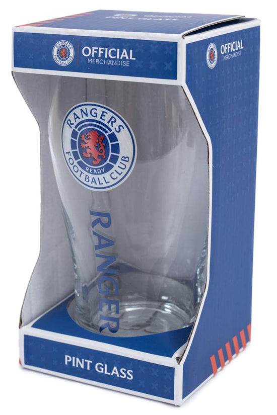 Rangers FC Tulip Pint Glass 2