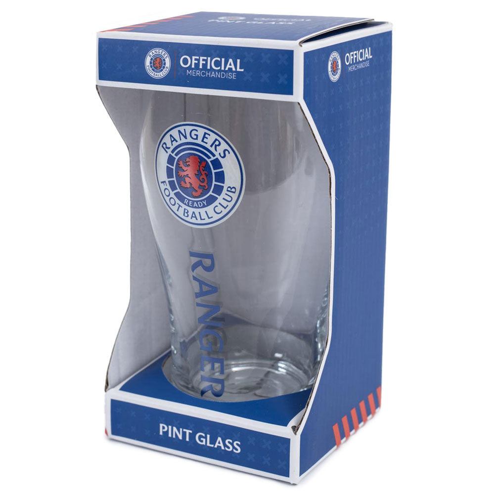 Rangers FC Tulip Pint Glass 2