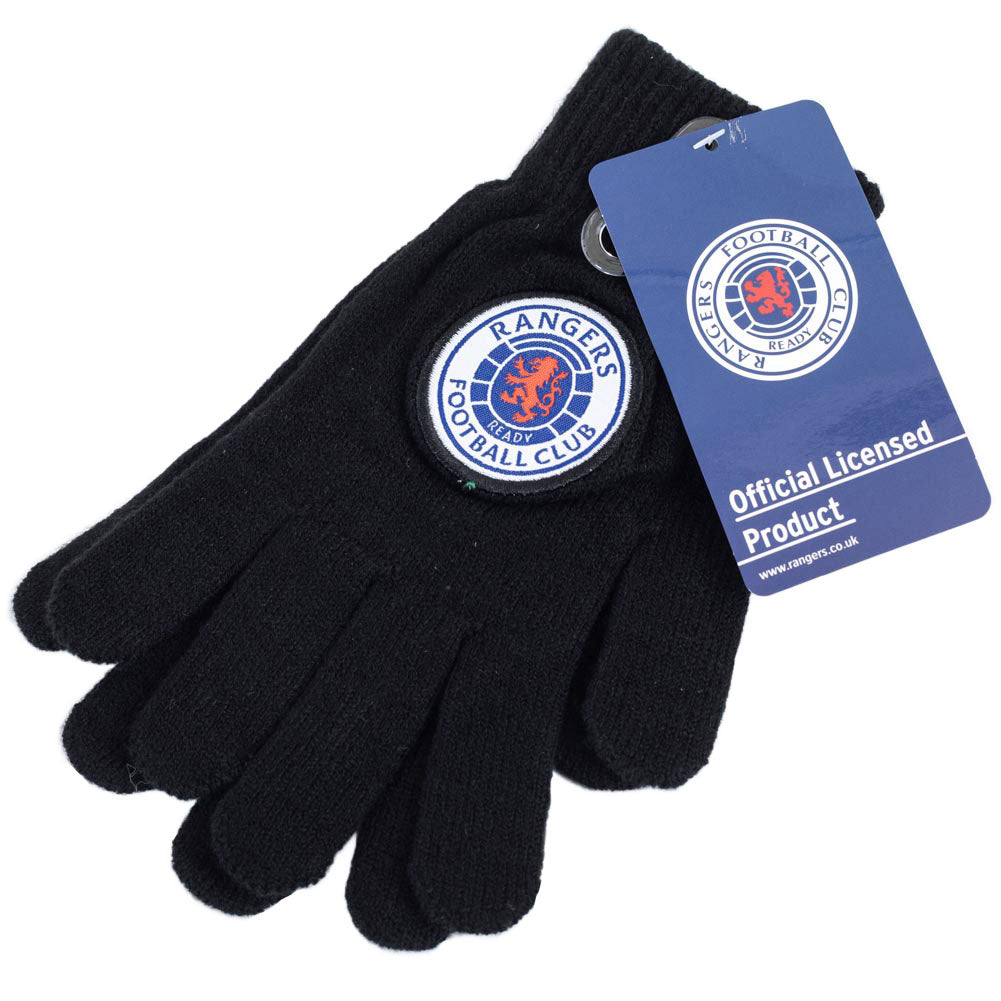 Rangers FC Knitted Gloves Junior 2