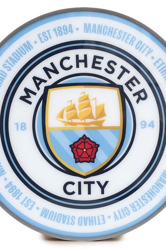 Manchester City FC 12 Inch LED Wall Light 2