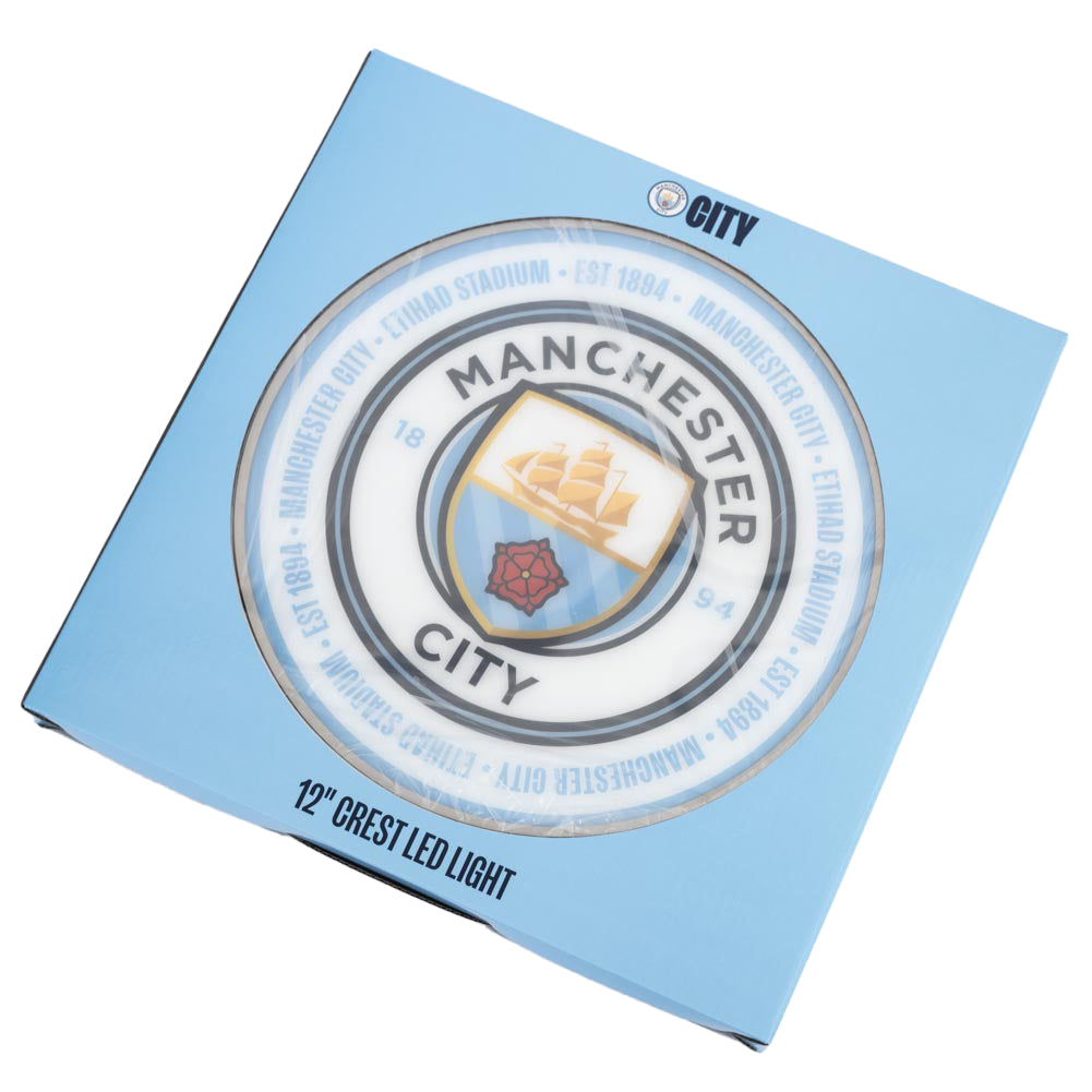 Manchester City FC 12 Inch LED Wall Light 3