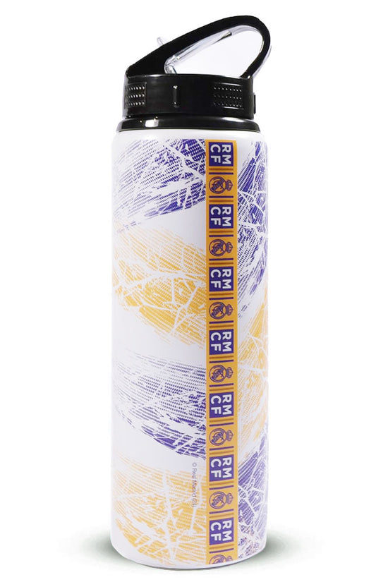 Real Madrid FC HD Printed Aluminium Drinks Bottle