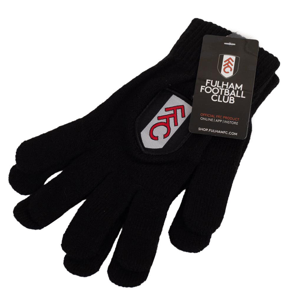 Fulham FC Knitted Gloves Junior 2
