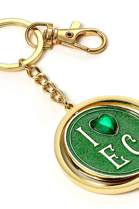 Wicked I Love Emerald City Spinner Keyring 2