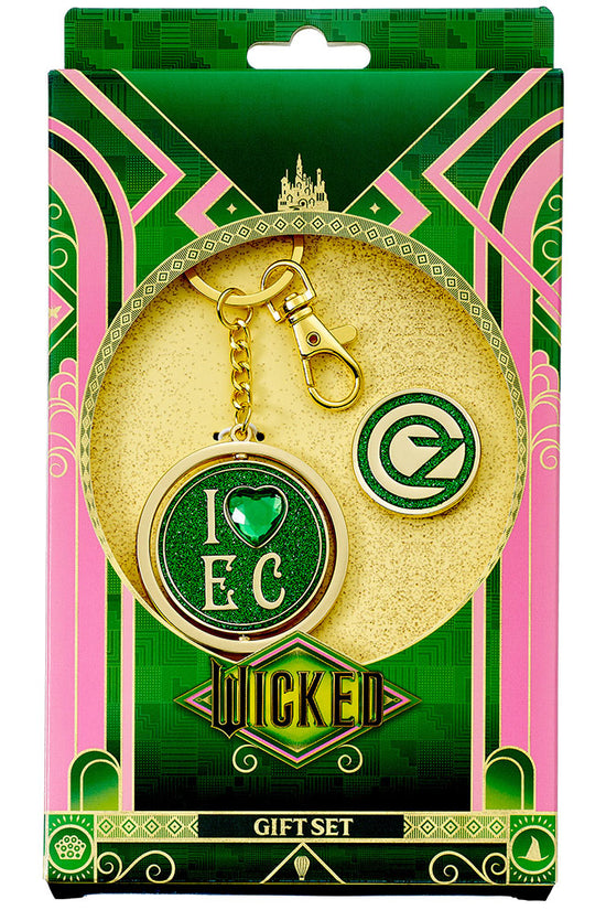 Wicked I Love Emerald City Keyring Badge Set 2