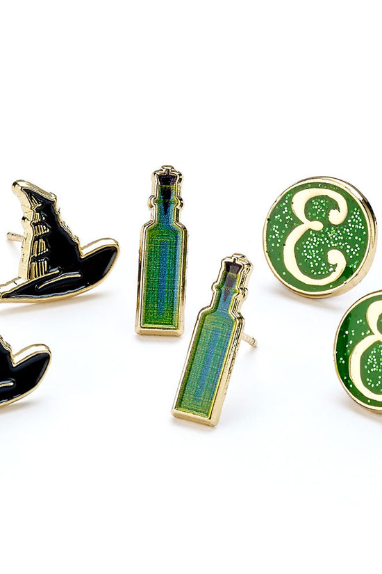 Wicked Elphaba Stud Earrings Set 1