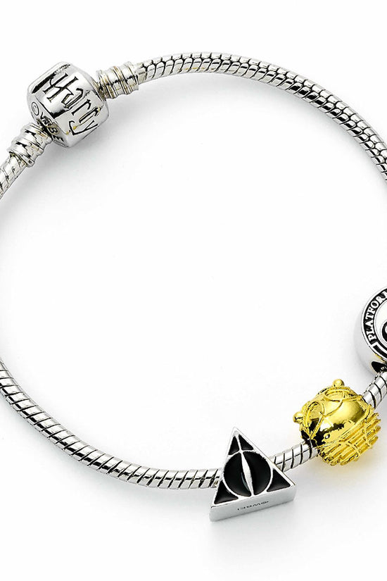 Harry Potter Silver Plated Bead Charm Bracelet