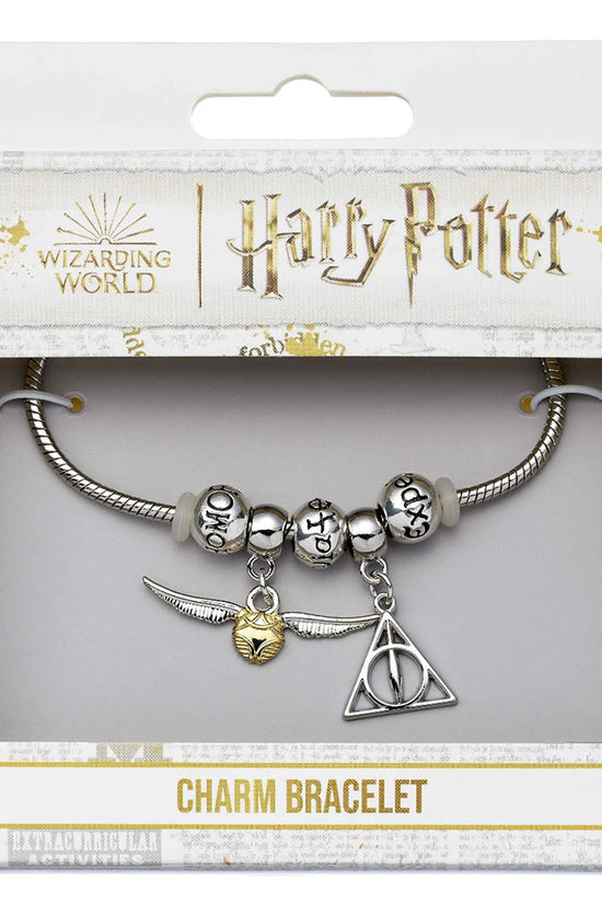Harry Potter Silver Plated Spellbeads Bracelet