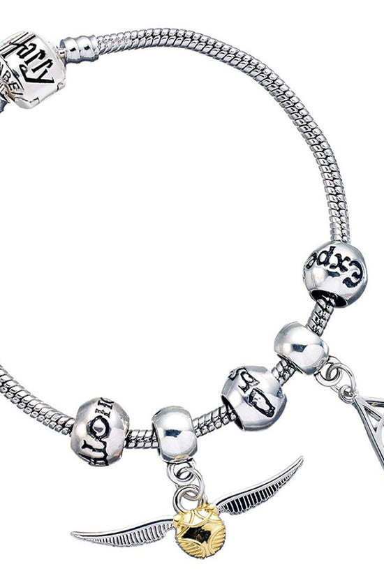 Harry Potter Silver Plated Spellbeads Bracelet