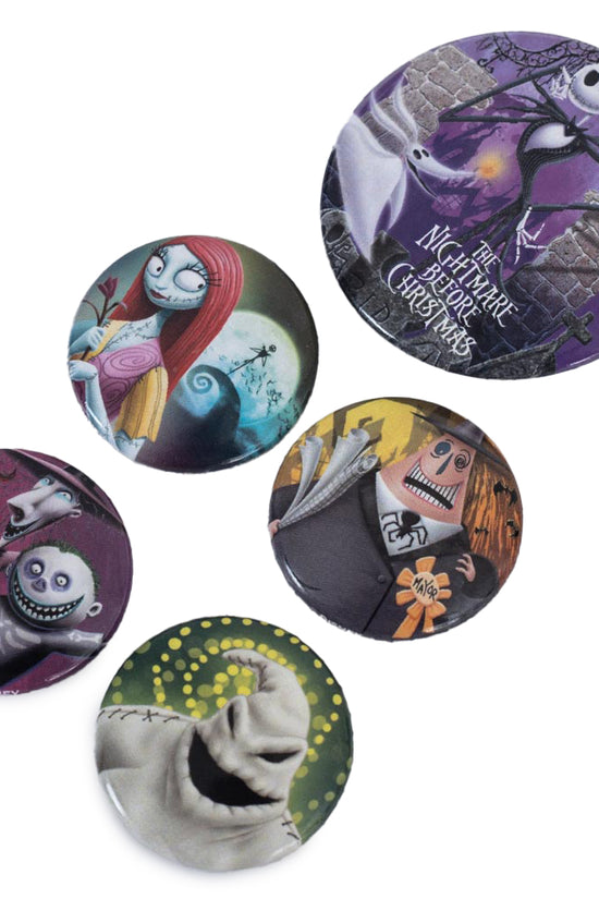 The Nightmare Before Christmas Button Badge Set 1