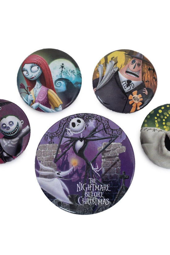 The Nightmare Before Christmas Button Badge Set