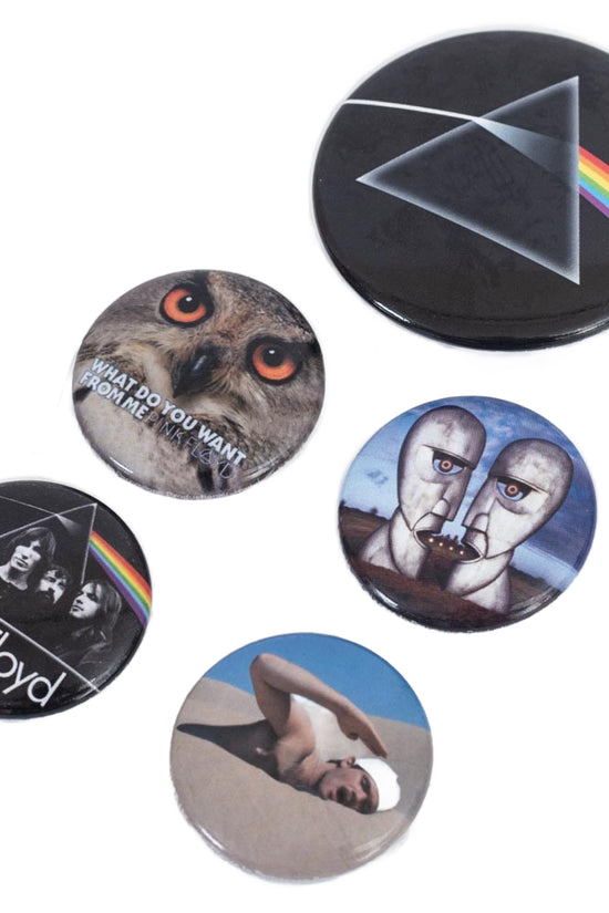Pink Floyd Classic Button Badge Set