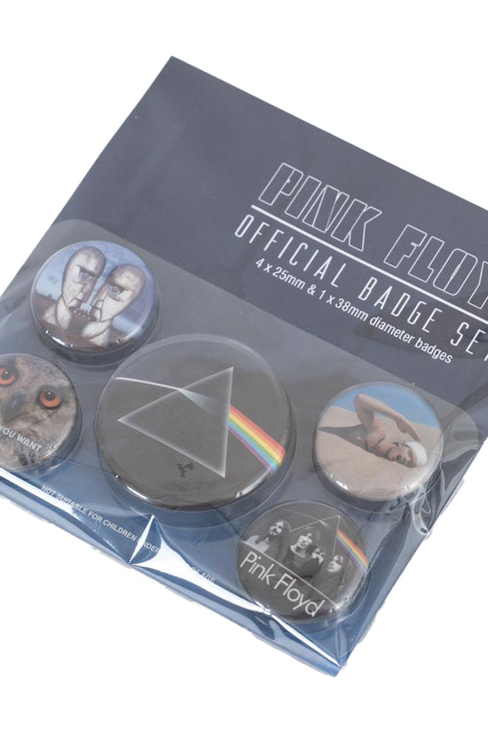 Pink Floyd Classic Button Badge Set