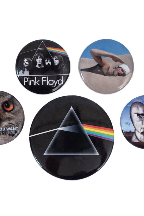 Pink Floyd Classic Button Badge Set