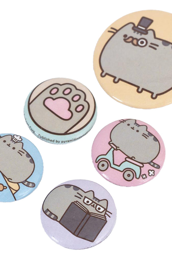 Pusheen Fancy Button Badge Set