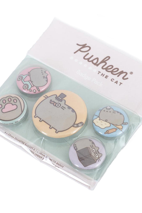 Pusheen Fancy Button Badge Set