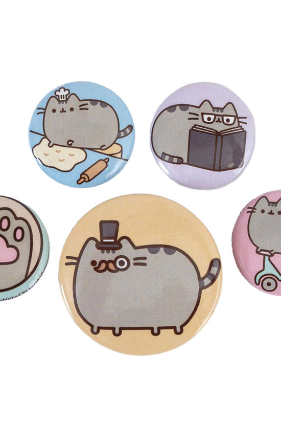 Pusheen Fancy Button Badge Set