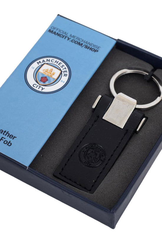 Manchester City FC Leather key Fob